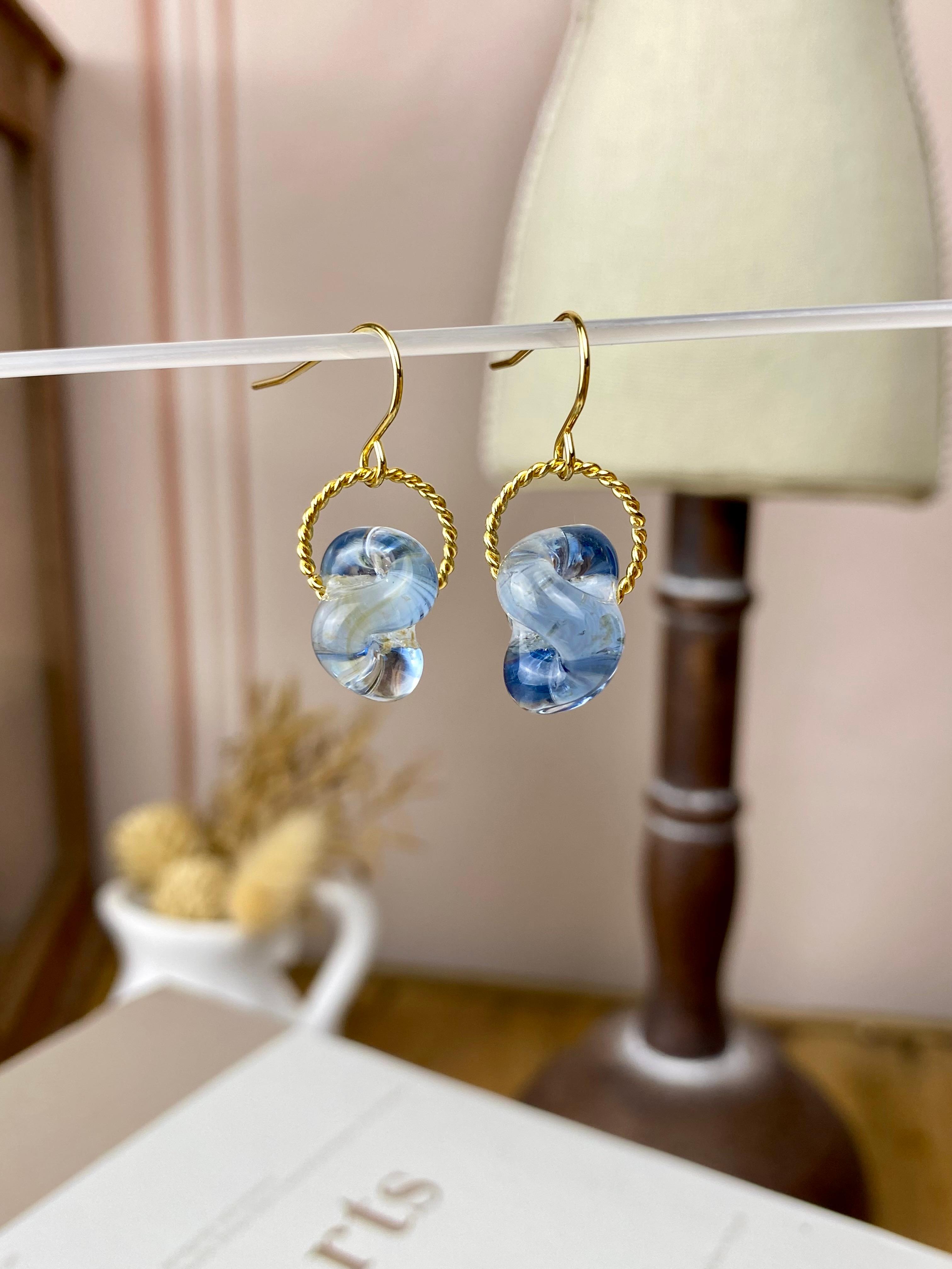 Yura＊ガラスのピアス